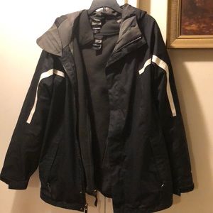 north face hyvent 2 in 1 jacket